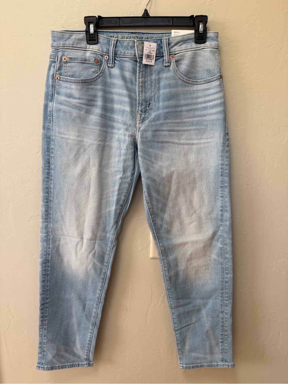 American Eagle AIRFLEX Athletic Fit Light Wash Mens Jeans Size 30x30
